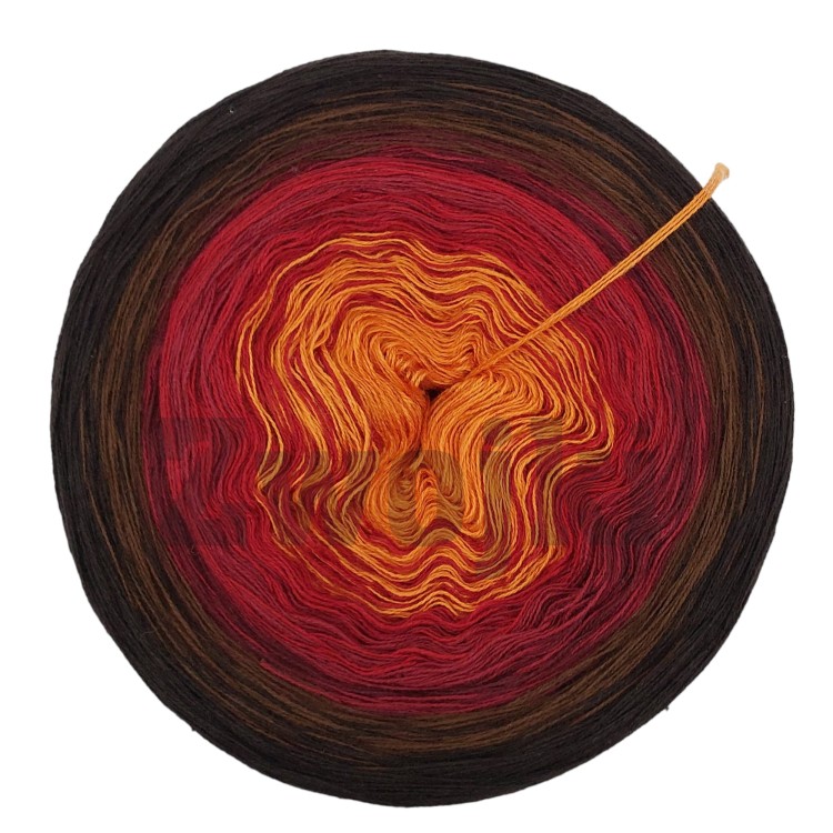 ZWOJEK Less Ba58 Red Moon - koniak/burgund/malaga/morwa/brązowy/czekolada