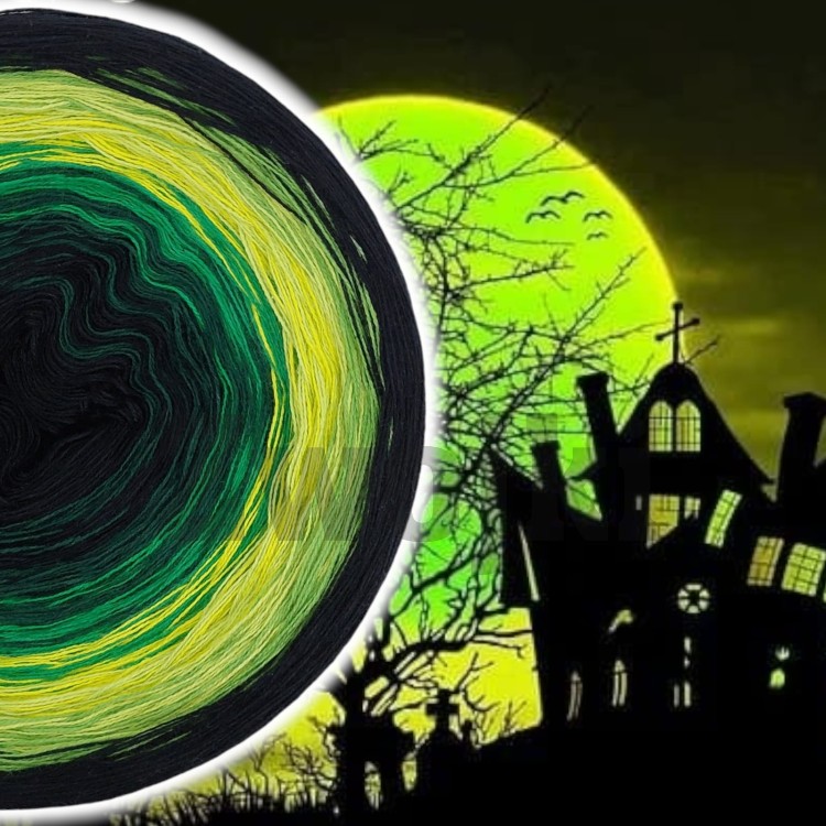 ZWOJEK Less Ba56 Shadows Of Green- czarny/butelkowa zieleń/absynt/kiwi/jasna zieleń/zieleń/czarny