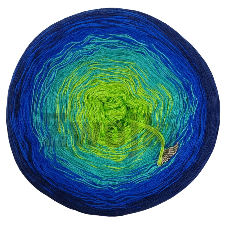 ZWOJEK Less Ba49 - zielone jabłuszko/szmaragd/kobalt/granat