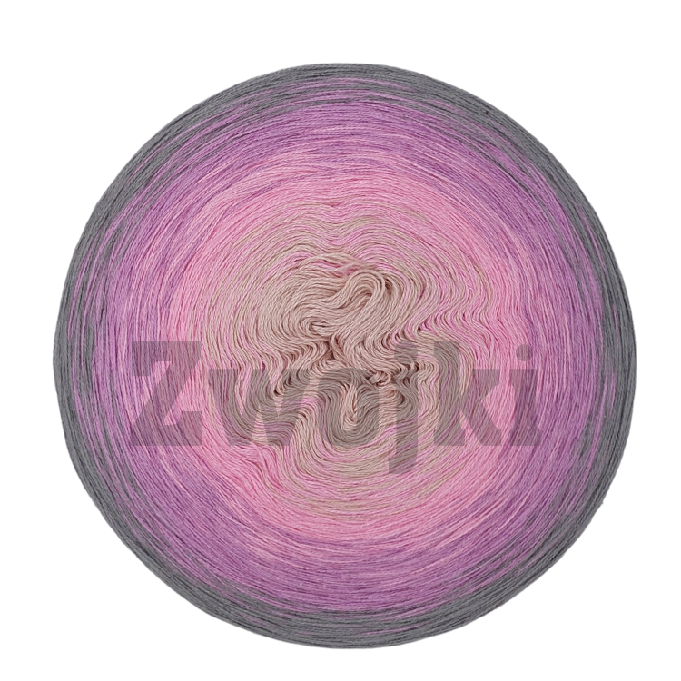 ZWOJEK Less Ba14 - pastel róż/róż/wrzos/beton