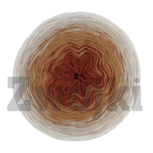 ZWOJEK Less Ba89 - kasztan/ciepły brąz/ciepły beż/krem