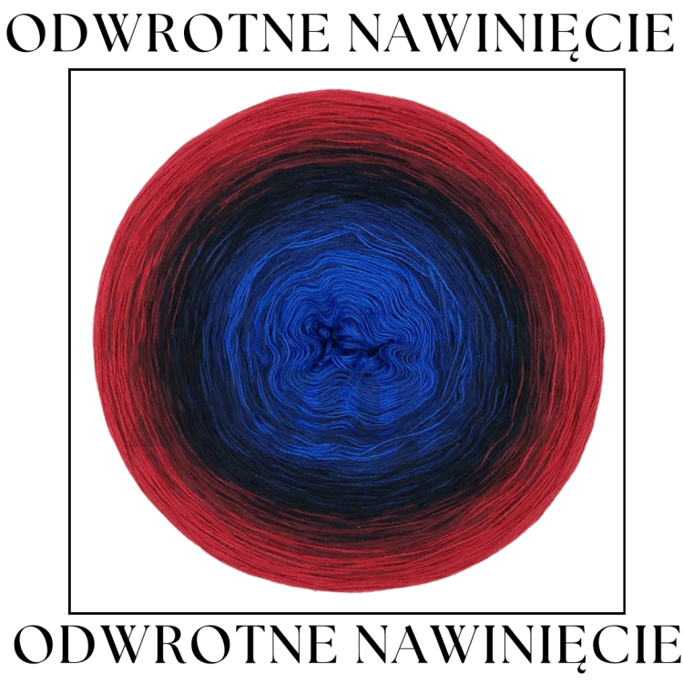 Odwrotne nawinięcie_ZWOJEK Less Ba110 - burgund/morwa/navy/granat/lapis