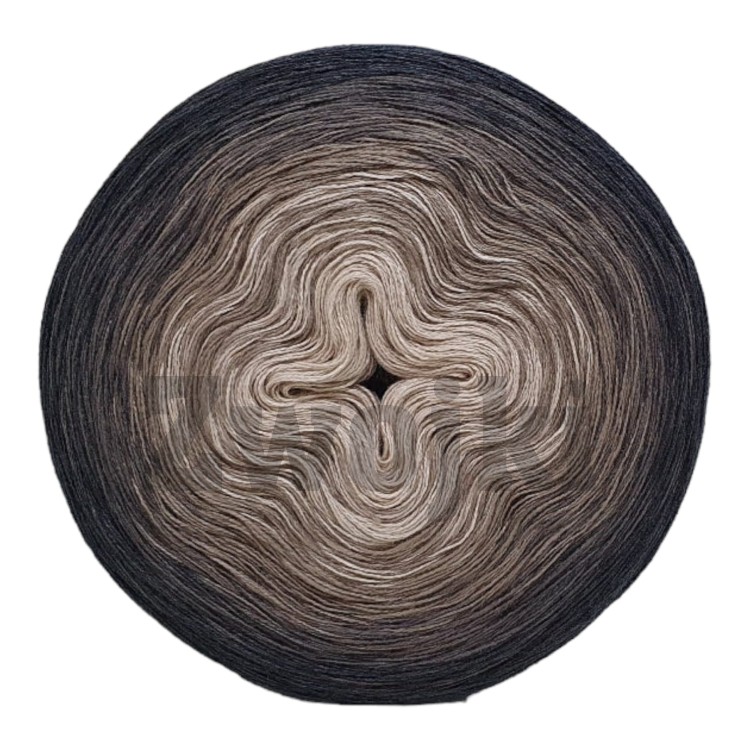 ZWOJEK Less Ba121  - Kubek z kawą- zimny beż/glina/brązowoszary/ciemny szary