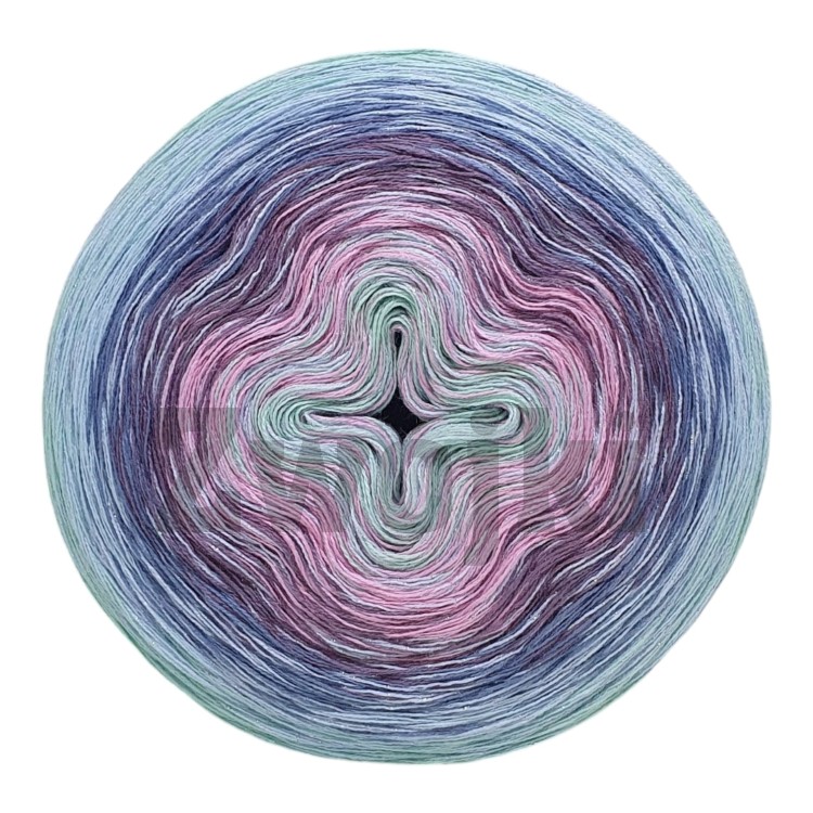 ZWOJEK FL17  - mięta/róż/blady fiolet/denim/jasny błękit/mięta