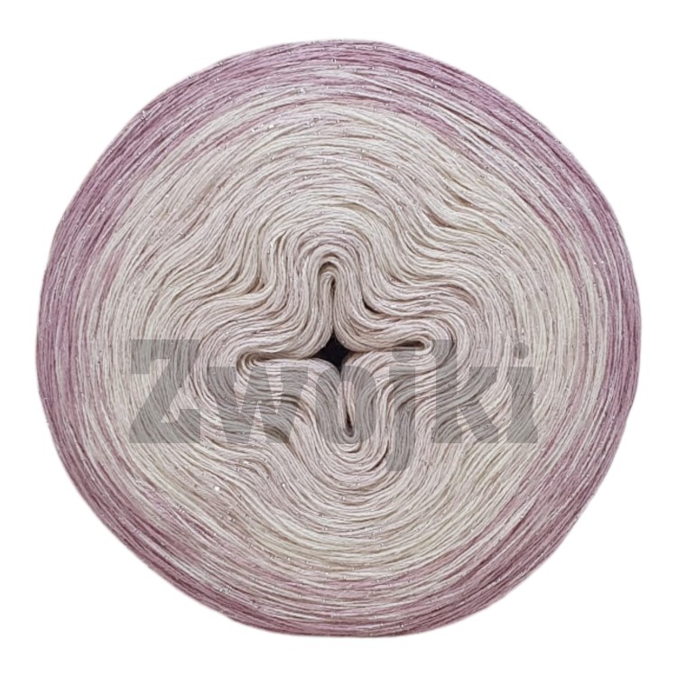 ZWOJEK FL26 - pudrowy beż/krem/brudny róż