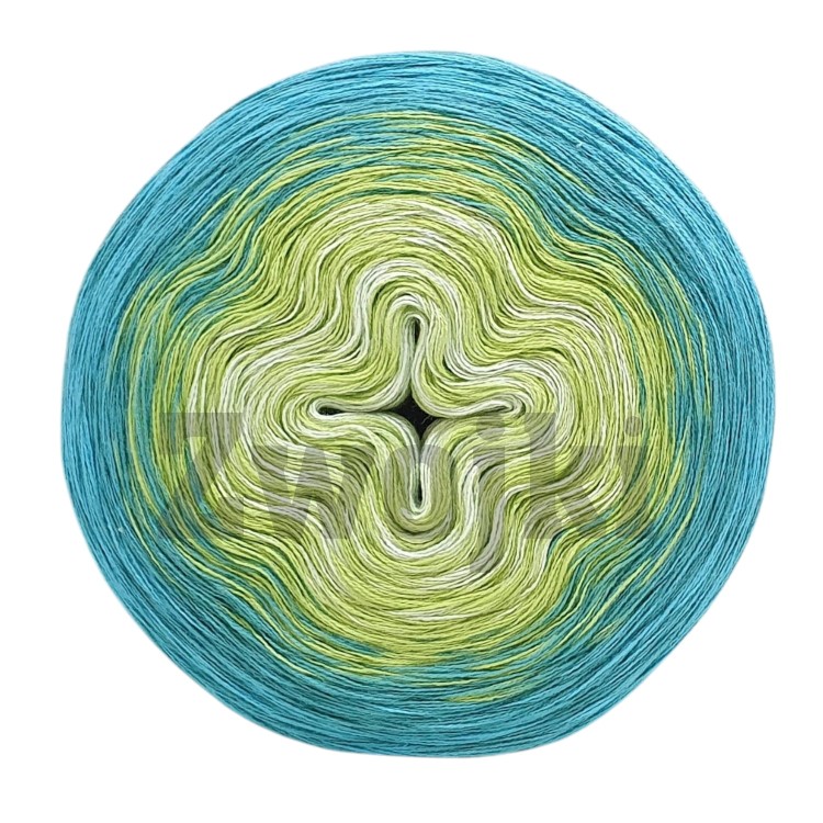 ZWOJEK FL37 - jasna mięta/jasna zieleń/szmaragd/turkus