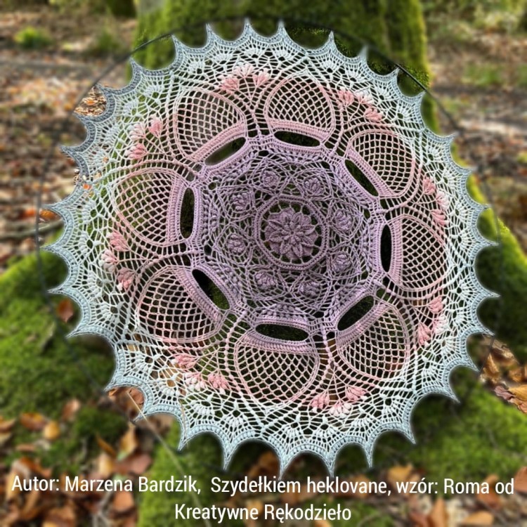 Autor: Marzena Bardzik,  Szydełkiem heklovane, wzór: Roma od Kreatywne Rękodzieło