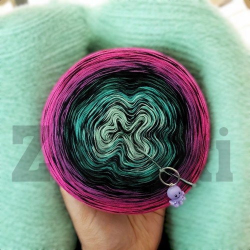 ZWOJEK DeLux Zorza Polarna 2.0 motek ombre kolorowy efekt zorzy