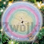 ZWOJEK FL46 - Cudów czas - krem/wanilia/jasna mięta/jasny róż/lawenda/jasny błękit, 4 nitki