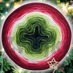 ZWOJEK FL47 - Radujmy się - butelkowa zieleń/paproć/jasna zieleń/kreda/ognista czerwień/czerwień/burgund/malaga, 4 nitki