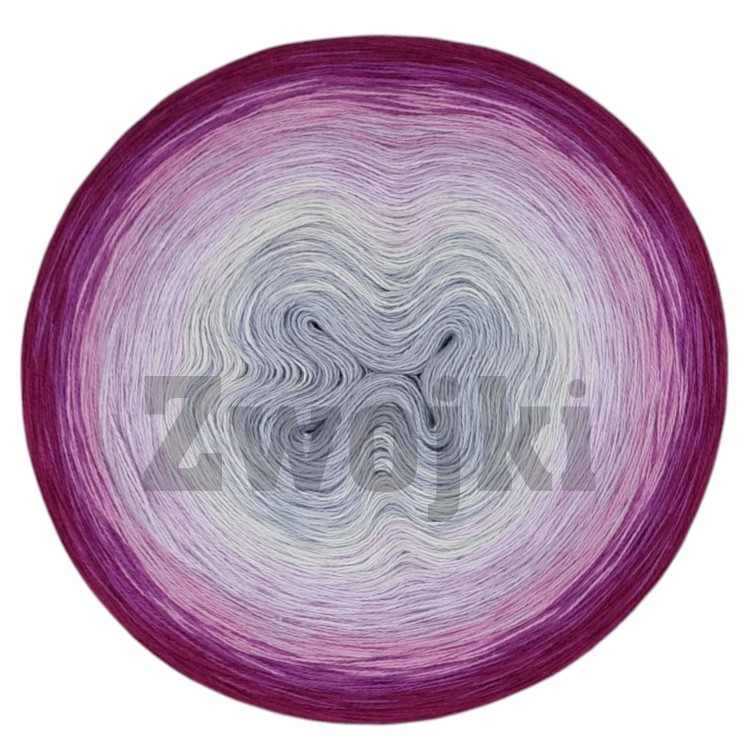 ZWOJEK Less Ba151 - stalowy/jasny szary/lawenda/ametyst/wrzos/oleander/jeżyna