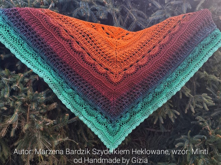 Autor: Marzena Bardzik Szydełkiem Heklowane, wzór: Minti od Handmade by Gizia