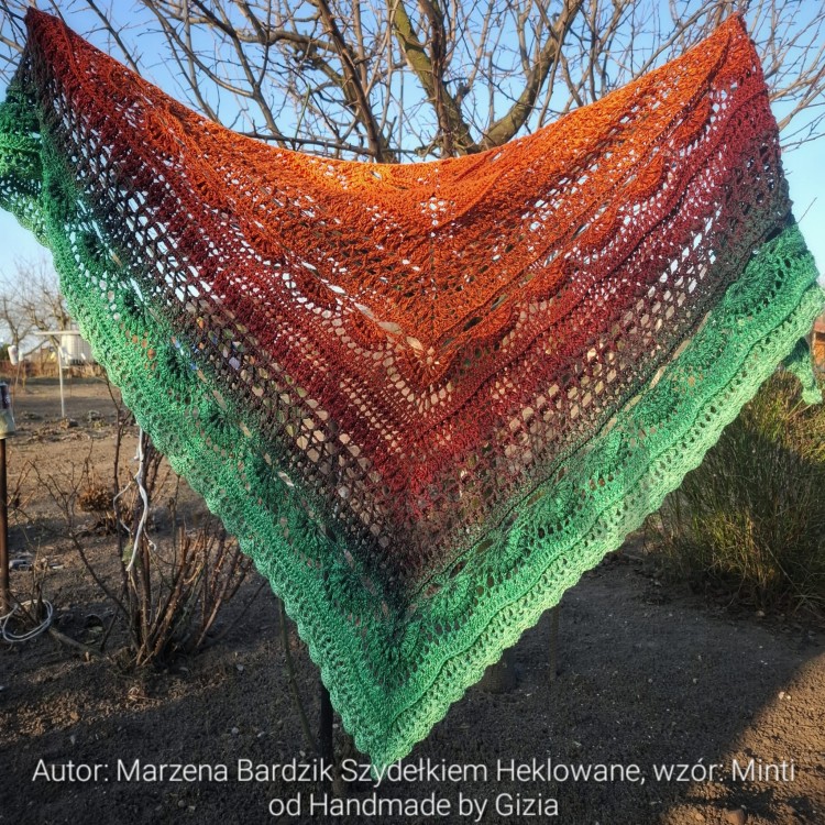 Autor: Marzena Bardzik Szydełkiem Heklowane, wzór: Minti od Handmade by Gizia