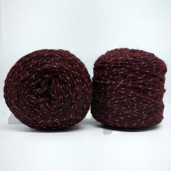 Zwojki Bulky Shine/burgund/~150m 
