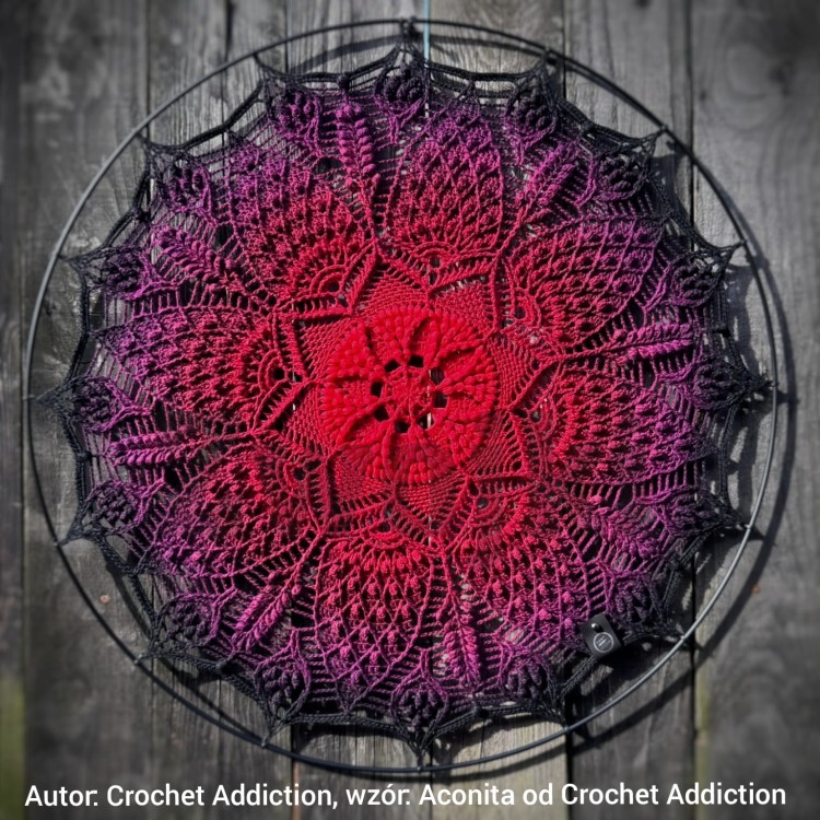 Autor: Crochet Addiction, wzór: Aconita od Crochet Addiction