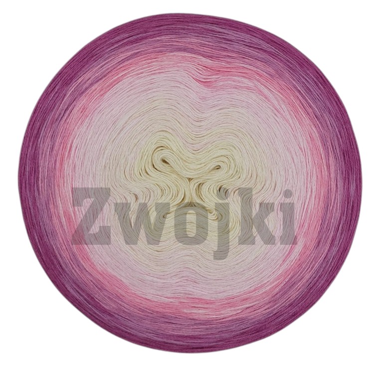 ZWOJEK Less Ba164 - Ovo - krem/pastelowy róż/jasny róż/róż/wrzos/jasna piwonia