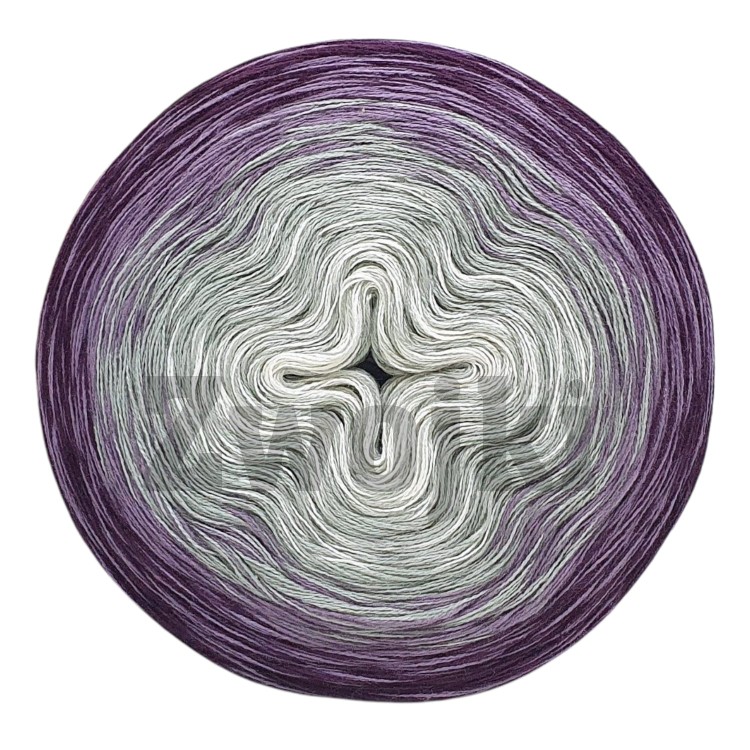 ZWOJEK FL70 - Kraina elfów - krem/oliwka/blady fiolet/bakłażan