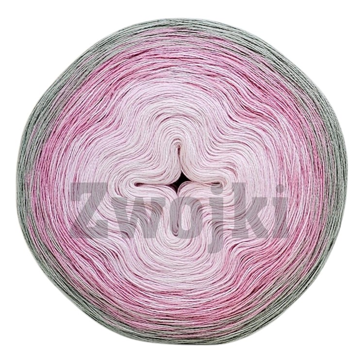 ZWOJEK FL71 - Pączek róży - pastelowy róż/jasny róż/malinowy róż/oliwka