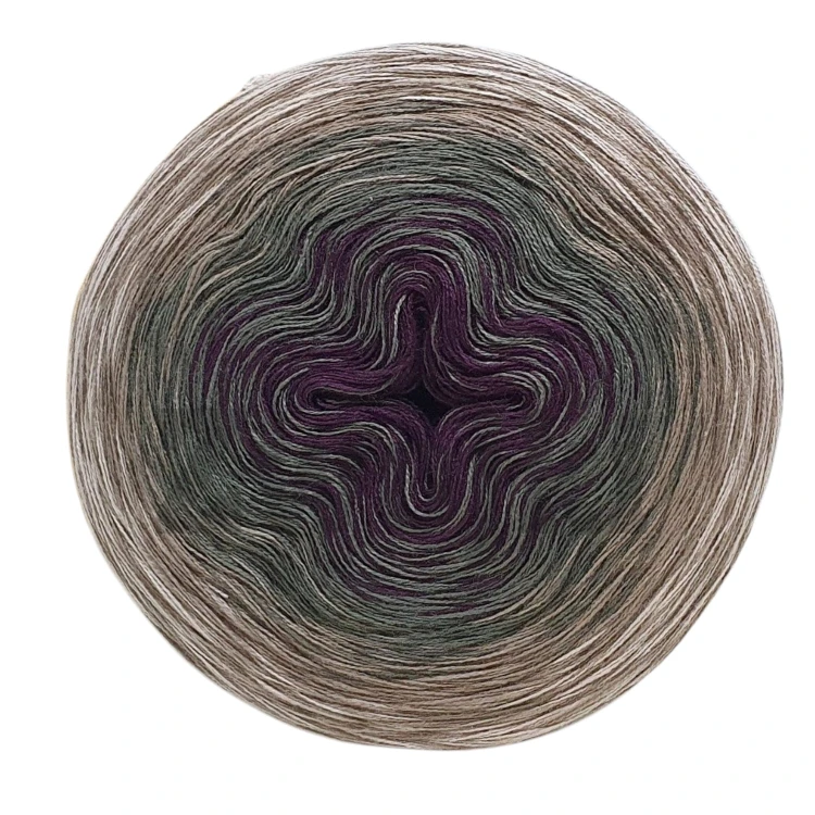 ZWOJEK FL74 - bakłażan/khaki/glina/zimny beż