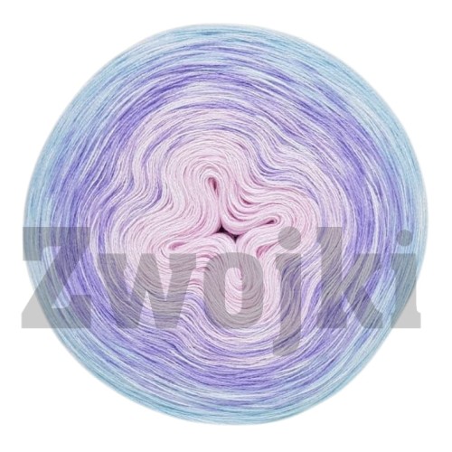 ZWOJEK Less Ba144  - Dendelion - jasny róż/fiołek/jasny błękit