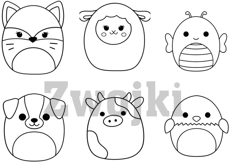 Zwierzogród 6 paneli - kocyk dla maluszka