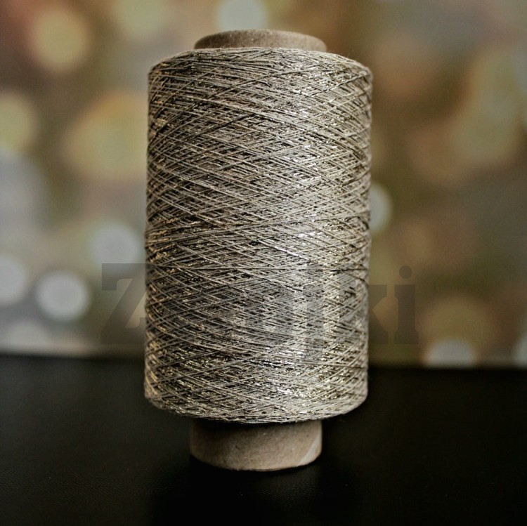 Sparkle- Wiskoza metalizowana by Zwojki/ Bella / szpulka ~ 1000 m