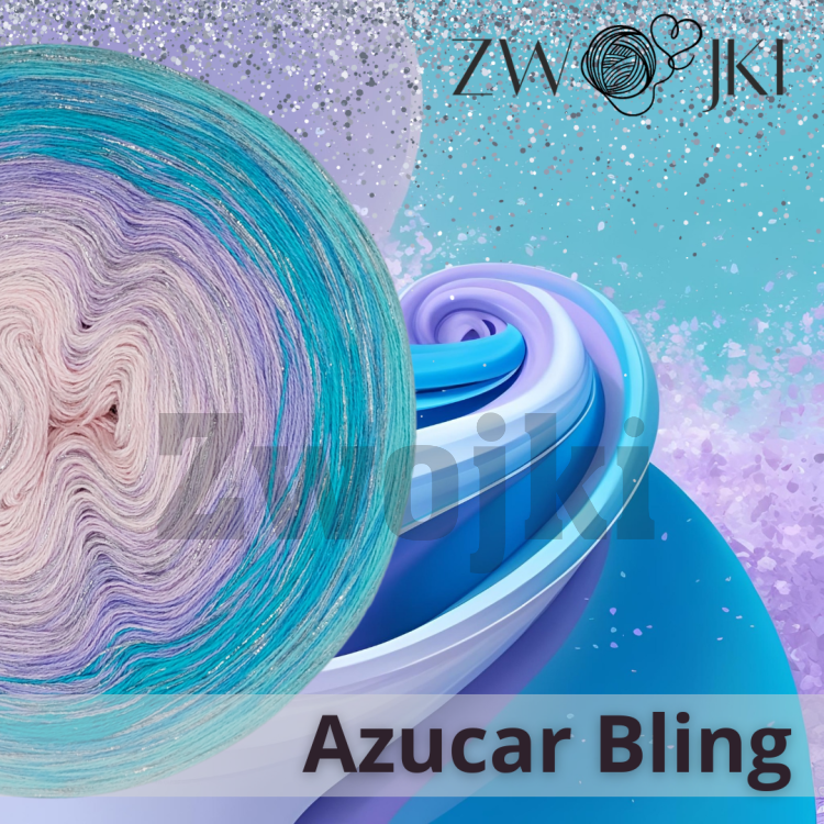 ZWOJEK DeLux Azucar motek ombre kolorowy intensywne kolory