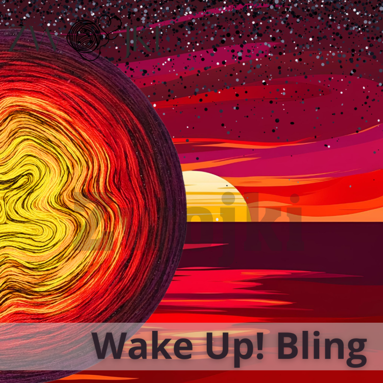ZWOJEK DeLux Wake Up motek ombre kolorowy intensywne kolory