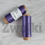 Nić metalizowana LUREX by Zwojki / lilla / szpulka ~ 1000 m