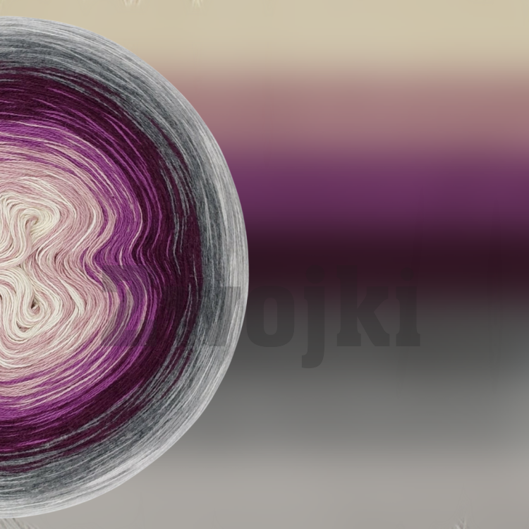 ZWOJEK FL93 - Jant - krem/brudny róż/oleander/wino/melanż średni szary/szary/jasny szary