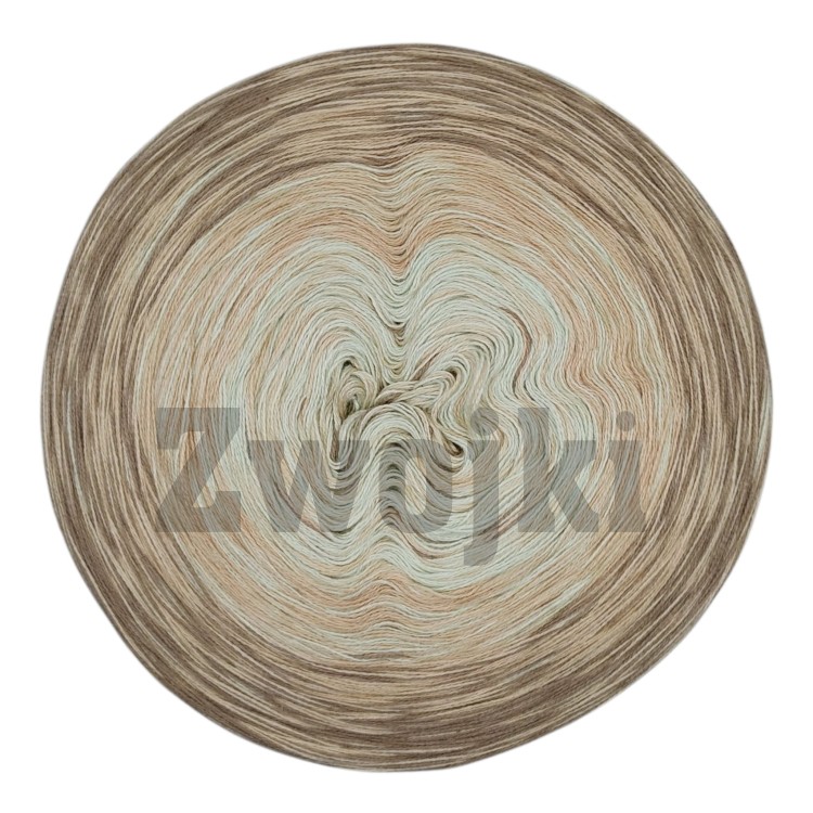 ZWOJEK Mel Six08 - Popok - jasna mięta/ciepły beż/glina