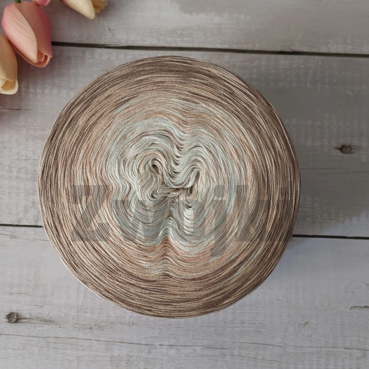 ZWOJEK Mel Six08 - Popok - jasna mięta/ciepły beż/glina