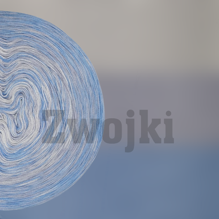 ZWOJEK MelO Six07 -Oblak - jasny szary/stalowy/blady błękit