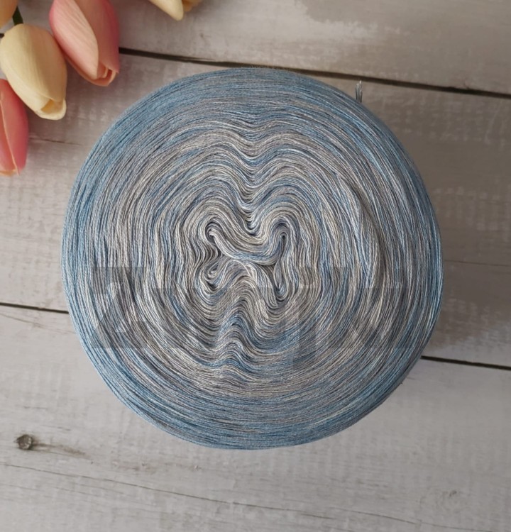 ZWOJEK MelO Six07 -Oblak - jasny szary/stalowy/blady błękit