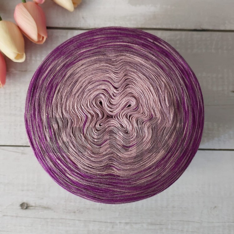 ZWOJEK MelO Six05 -Awan - brudny róż/blady fiolet/winogrono