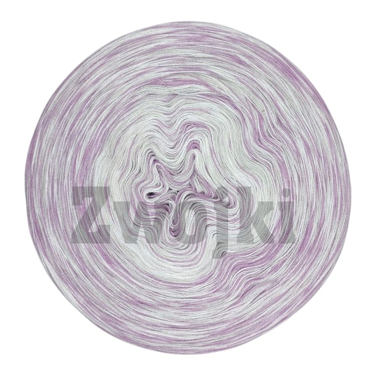 ZWOJEK MelO Six03 -Rahona - biały/jasny szary/ametyst