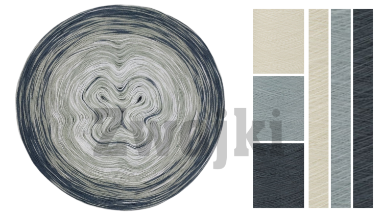 ZWOJEK MelO Six02 -Wingu - kreda/popiół/granitowy