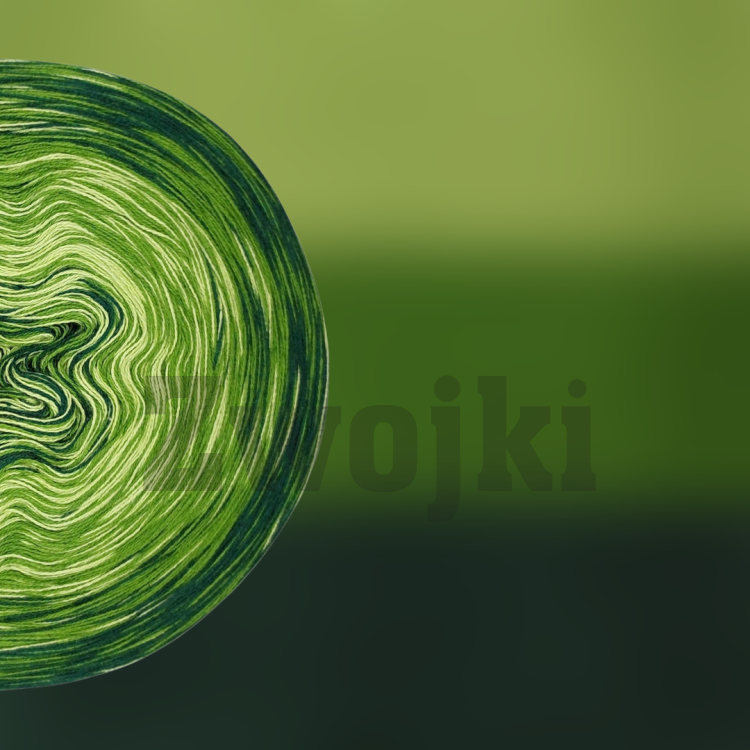 ZWOJEK MelO Six01 -Niro- jasna zieleń/paproć/butelkowa zieleń