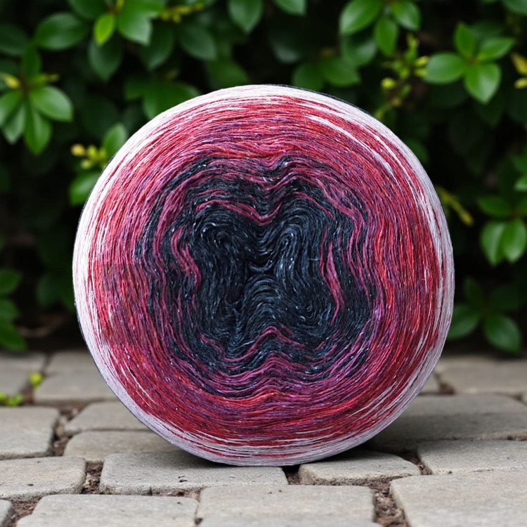 ZWOJEK Tweed Silk - Porzeczkowy nektar/ 1500m