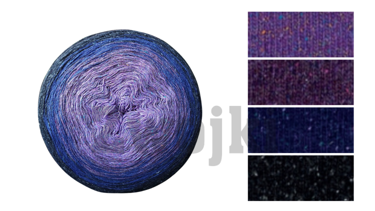 ZWOJEK Tweed Silk - Jagodowy sorbet / 1500m
