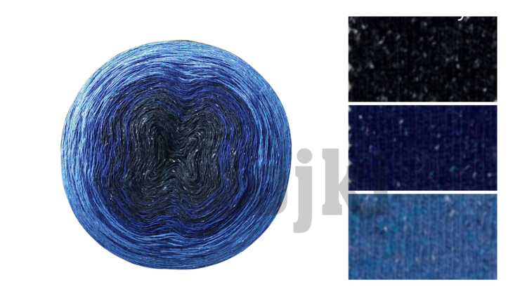 ZWOJEK Tweed Silk - Jeżynowa Chmurka / 1500m