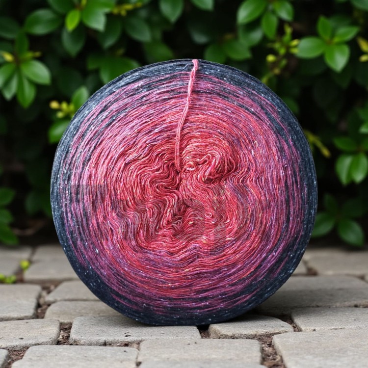 ZWOJEK Tweed Silk - Cherry Brownie / 1500m