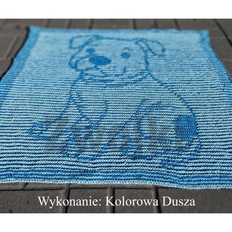 Wzór - Koc Zaczarowane Cztery Łapy - Kocyk dla maluszka