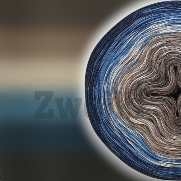 ZWOJEK FL67 - Na duńskiej plaży - brązowo-szary/glina/jasny beż/jasny petrol/petrol/ciemny szary