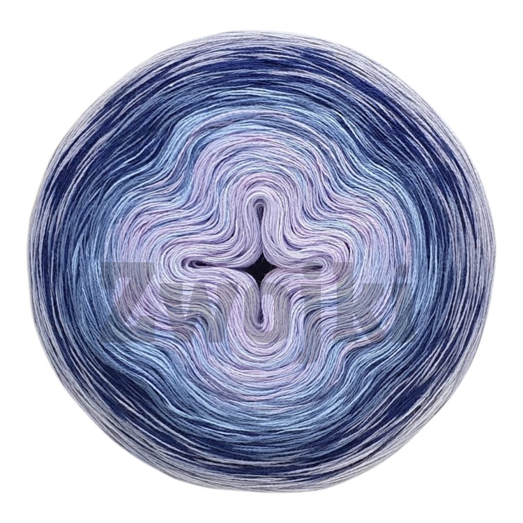 ZWOJEK FL114  - Lawendowa toń- jasny błękit/lawenda/woda/denim/jasny granat/stalowy/jasny szary