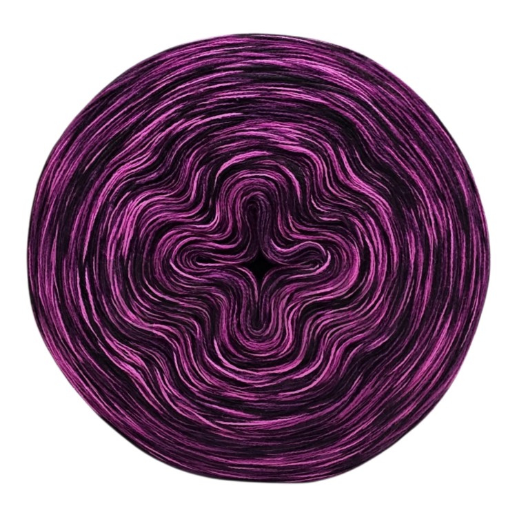 Zwojek Melanż Mel-F 42 - wino/piwonia/jeżyna/czekolada, 4 nitki