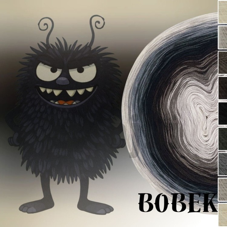 ZWOJEK FL119 - Bobek - krem/szarobeżowy/brązowoszary/czekolada/czarny/ciemny szary/średni szary/szarobeżowy/krem