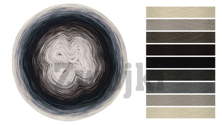 ZWOJEK FL119 - Bobek - krem/szarobeżowy/brązowoszary/czekolada/czarny/ciemny szary/średni szary/szarobeżowy/krem