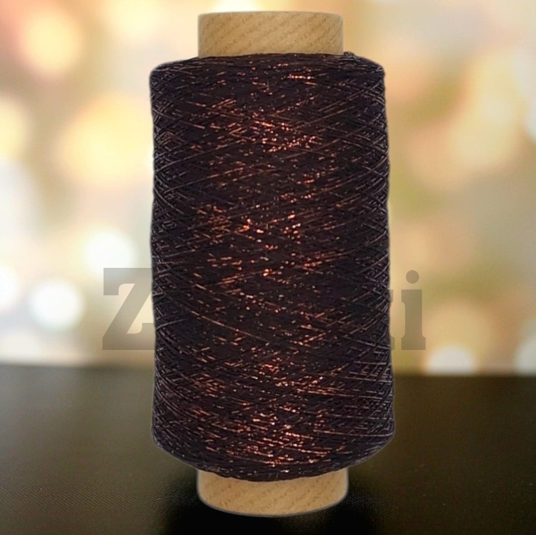 Sparkle- Wiskoza metalizowana by Zwojki/ Esmeralda/ szpulka ~ 1000 m