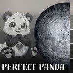 ZWOJEK FL124 - Perfect Panda - jasny szary/szary/melanż średni szary/szary melanż/czarny